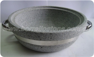 Cheap Granite Stone Pot, Grey Granite Pots