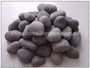 High Quality Black Pebble, Black Basalt Pebbles