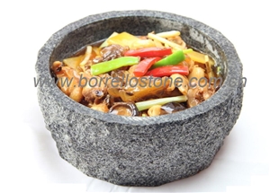 High Quality Granite Stone Bowl, Grey Granite Bowls