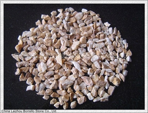 Yellow Gravel For Terrazzo, Yellow Granite Gravel