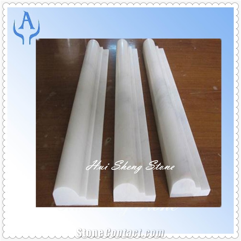 Marble White Building Wall Molding, White Marble