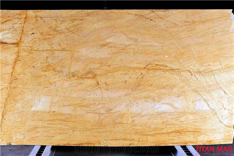 Yellow River Marble Slab, Turkey Yellow Marble
