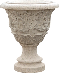 Beige Granite Flower Pot