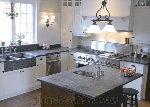 Sao Luis Grey Soapstone Countertop From Canada Stonecontact Com