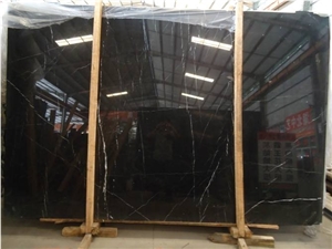 Cheap Chinese Marble Nero Marquina Slab