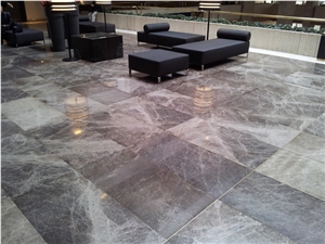 Grey Emperador Marble Floors