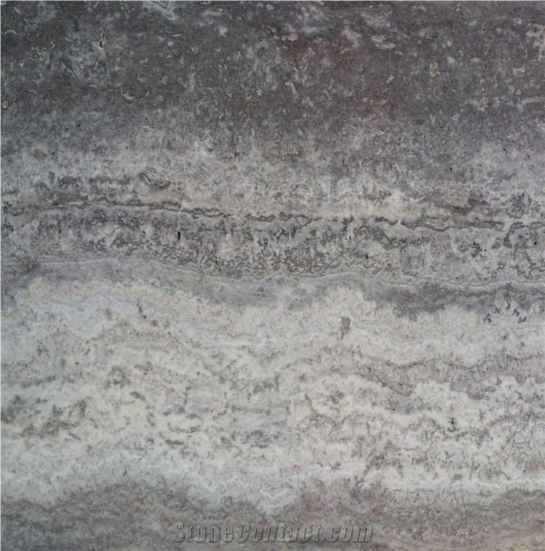 Silver Travertine, Iran Grey Travertine Slabs & Tiles