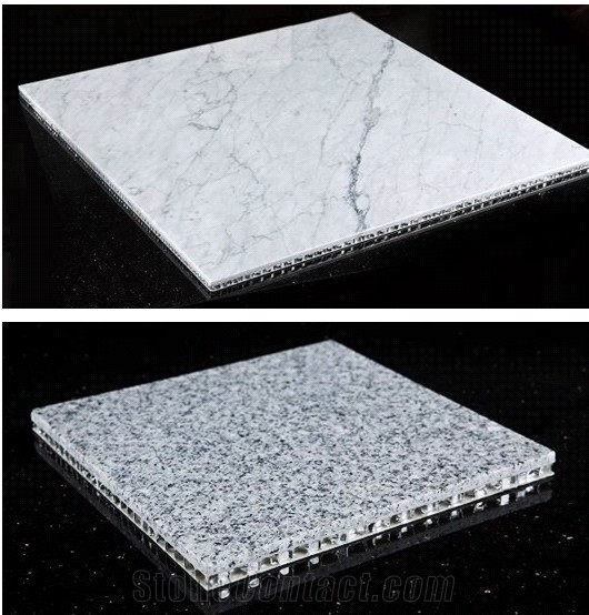 Aluminum Honeycomb Laminated with Marble, Granite