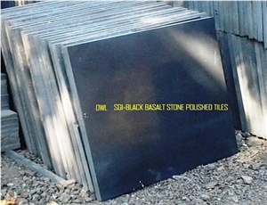 Black Basalt Stone Tile, Lava Stone