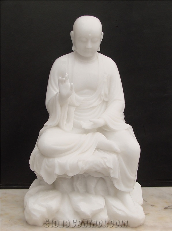 White Marble Buddha Statue for Sale