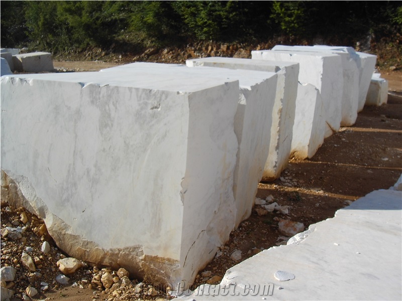 Volakas Marble Blocks, Greece White Marble