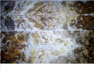 Split FaceTravertine for Wall Cladding Slabs & Tiles, Walnut Travertine Tiles