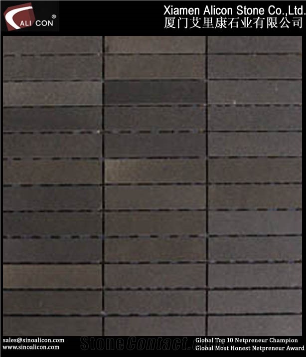 Mosaic / Stone Mosaic Tile, Black Basalt Mosaic