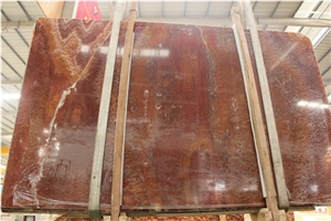 Ruby Onyx, China Red Onyx Slabs & Tiles