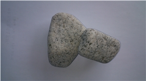 PEB43 Local Granite Pebble Stone, White Granite