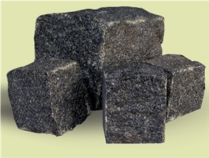 Gabbro Paving Stone, Kometa Gabbro Black Granite Paving Stone