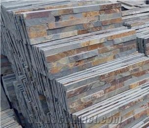 China Rusty Natural Slate Cultured Stone