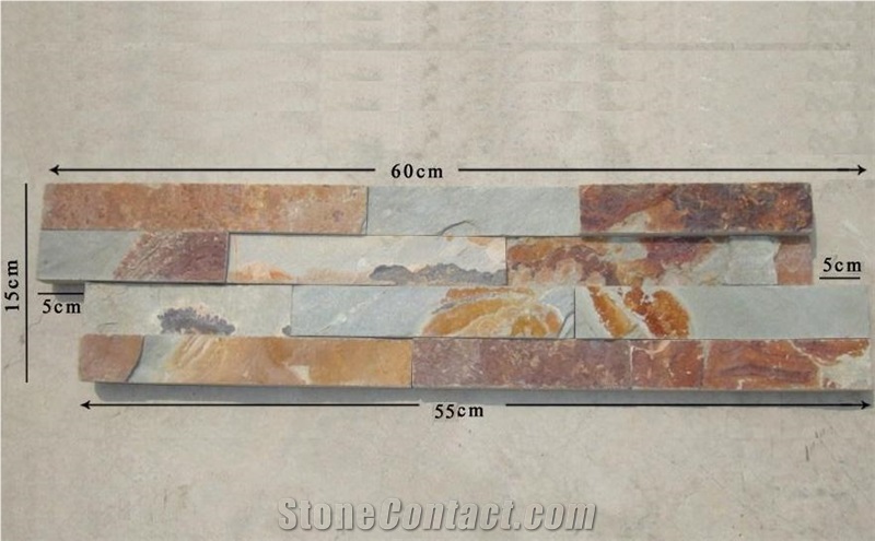 China Rusty Natural Slate Cultured Stone