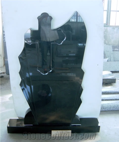 Russian Style Black Tombstone
