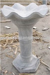 Blue Limestone Flower Pot