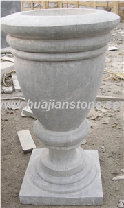 Blue Limestone Flower Pot