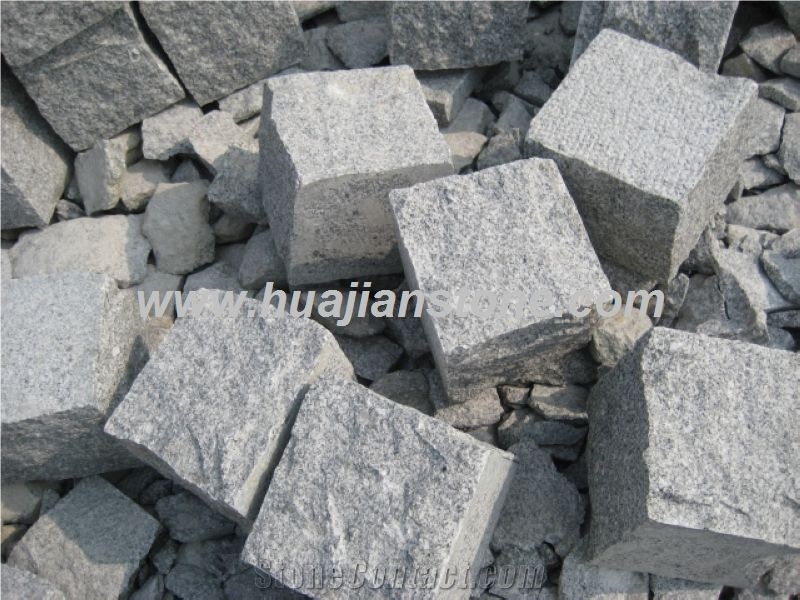 G341 Cobble Stone, Grey Granite Pavers from China - StoneContact.com