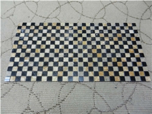 Nero Marquina Black Marble Mosaic