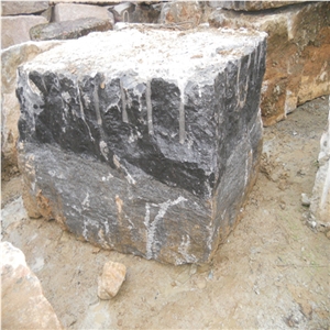 Black Limestone Block