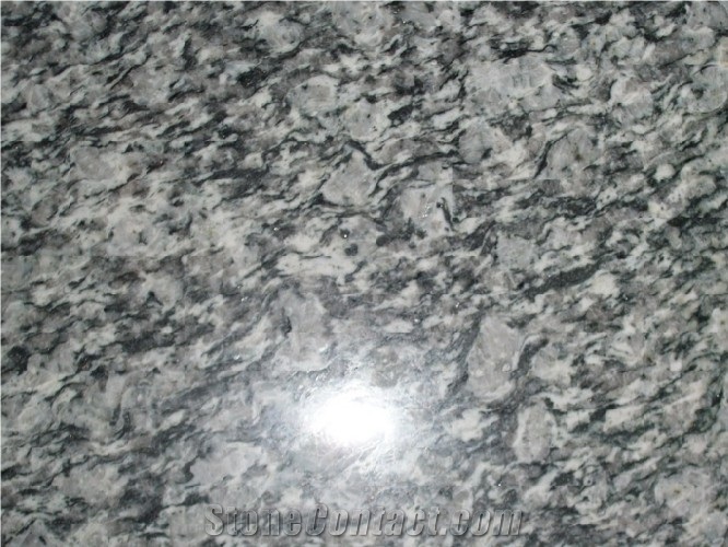 China White Granite Sea Wave (Spray White) Slabs & Tiles