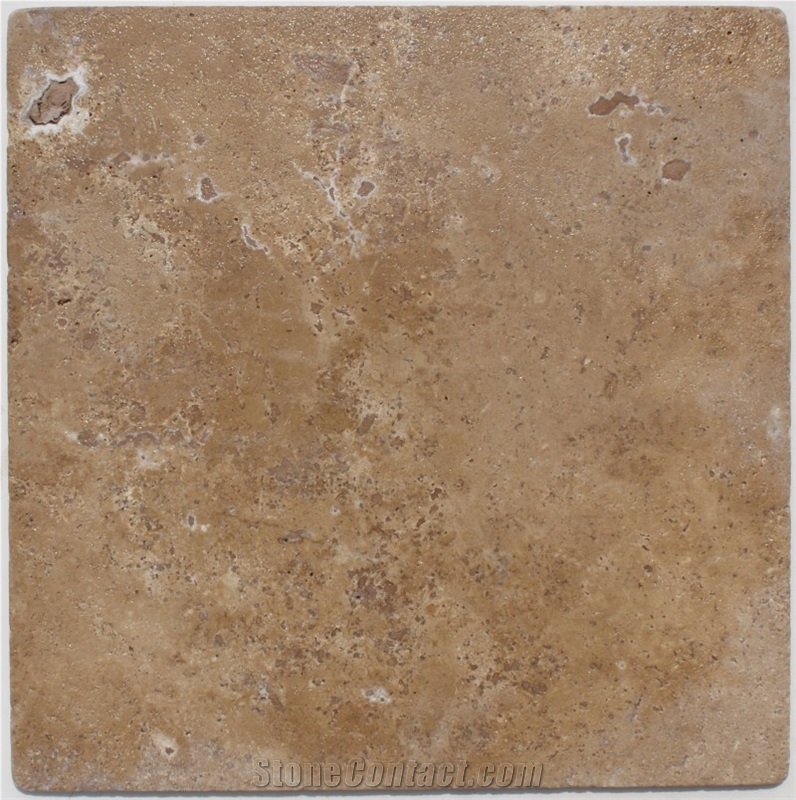 Tumbled Mexican Noce, Travertino Chocolate, Mexican Noce Travertine Tiles
