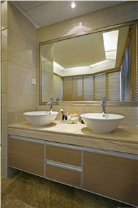Gohara Limestone Bathroom Design