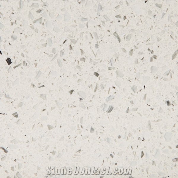 White Galaxy Quartz Stone Tile