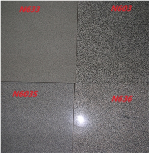 New G636 Granite Tile&Slabs, China Grey Granite