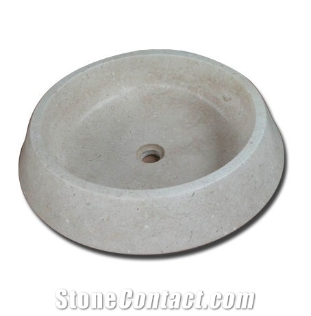 Beige Stone Sinks,China Beige Marble Wash Basins