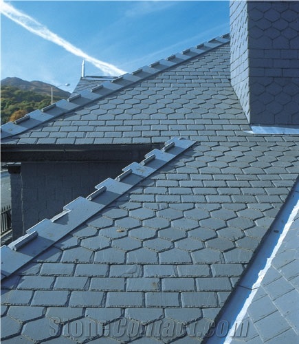 Blue Grey Roofing Slate,Grey Slate Roof Tiles