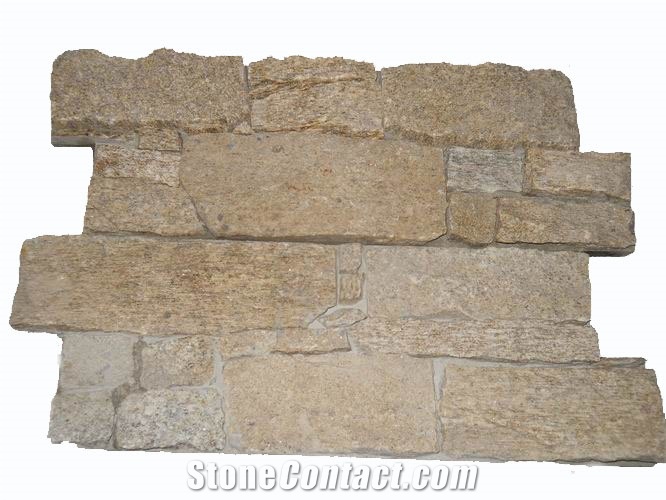 Cement Cultured Stone,Yellow Stone Wall Cladding