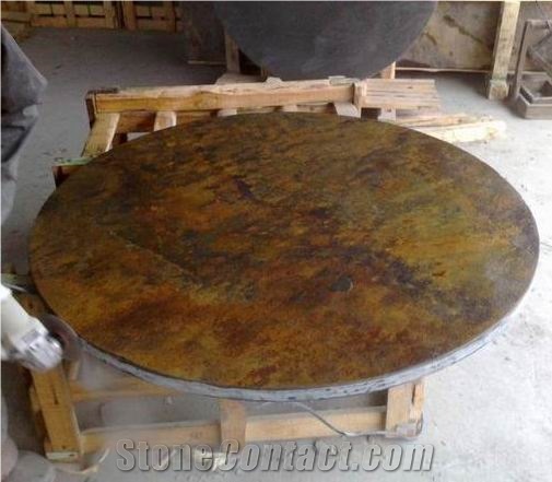 Rusty Table Board, Slate Tabletops
