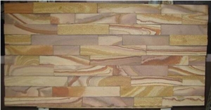 Sandstone Wall Veneer, Tiger Skin Veins Sandstone Cultured Stone