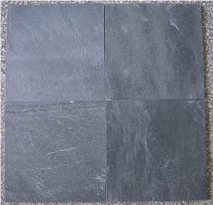Silver Grey Slate Slabs & Tiles, India Grey Slate