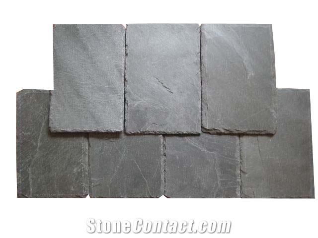 Slate Roof Tiles, China Grey Slate Roof Covering