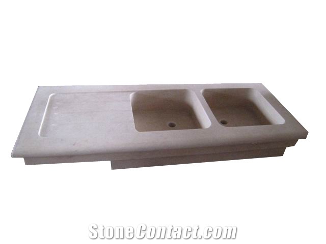 Stone Basins, Beige Marble, China Beige Marble Sinks & Basins