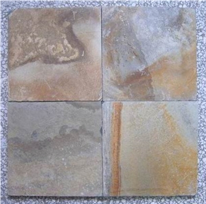 Yellow Rusty Slate Tiles