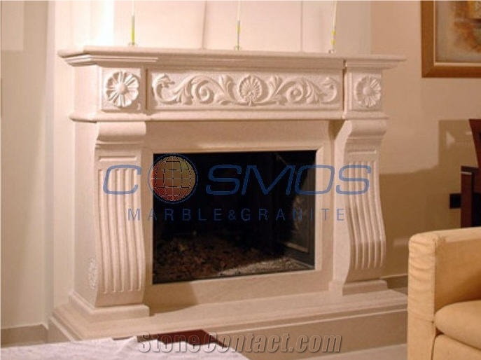Thassos White Marble Fireplaces