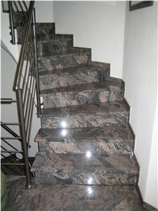 Silver Paradiso Stairs, Silver Paradiso Granite Stairs