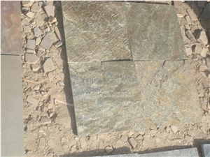 Deoli Green Slate Tiles, India Green Slate