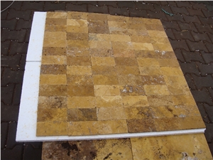 Travertino Amarillo, Yellow Travertine Tiles