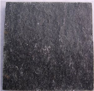 Black Quartzite Natural Surface Tiles