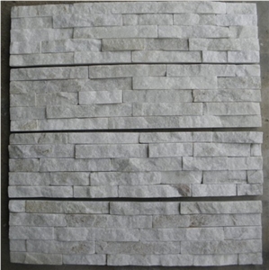 Cheap White Wall Panel,white Quuartzite Cultured Stone