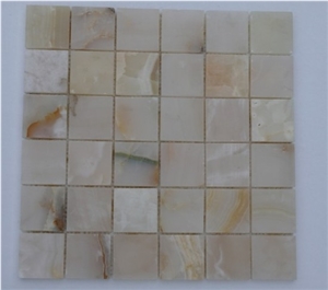 Chinese Mosaic, Beige Onyx Mosaic