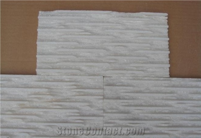 Crystal White Marble Cultured Stone